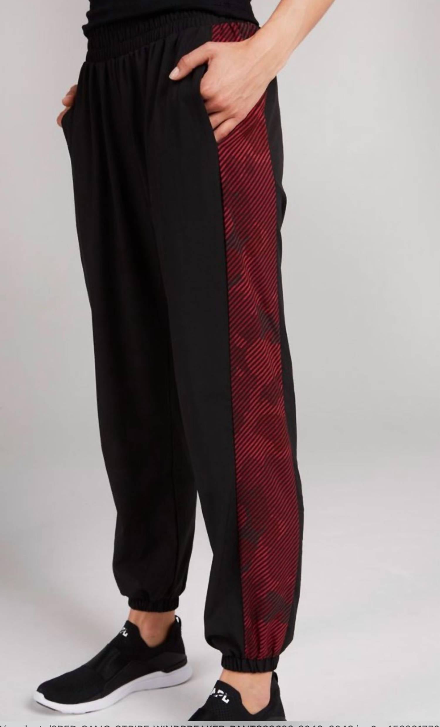 

Брюки женские Terez, цвет red camo stripe seamless