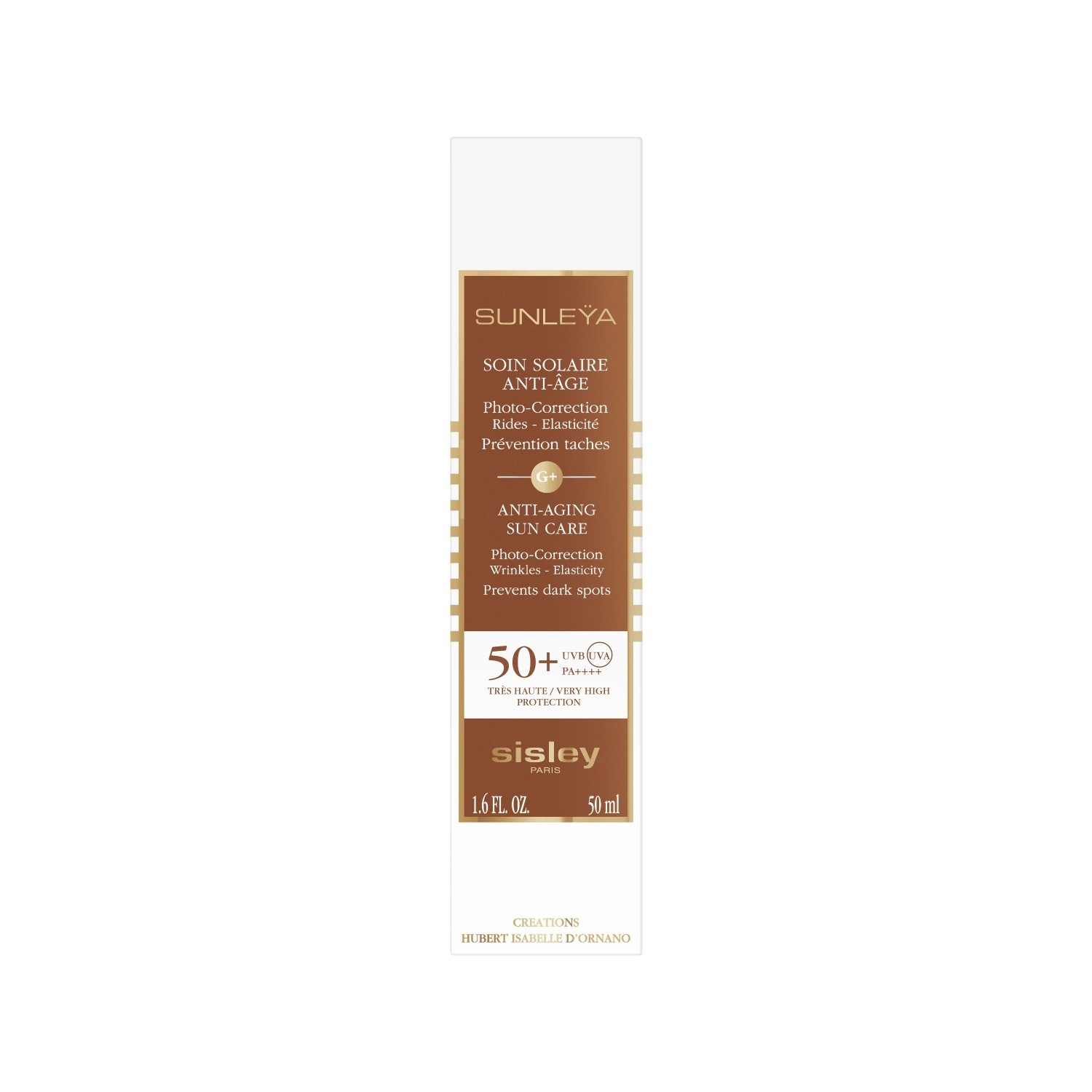 Солнцезащитный крем sunleya soin solaire anti-age spf 50+ Sisley, объем 50 мл — фото 4
