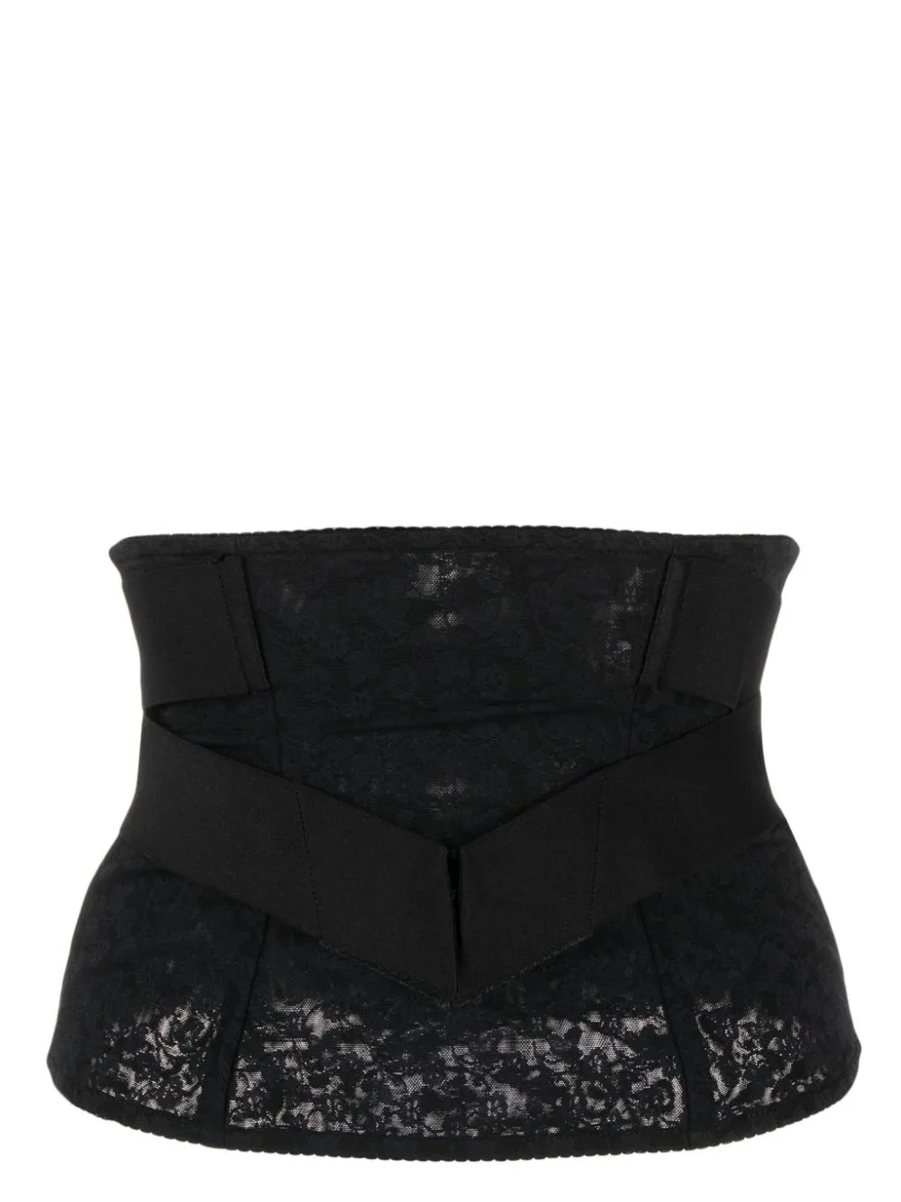 

Корсет с кружевной отделкой DOLCE & GABBANA, черный