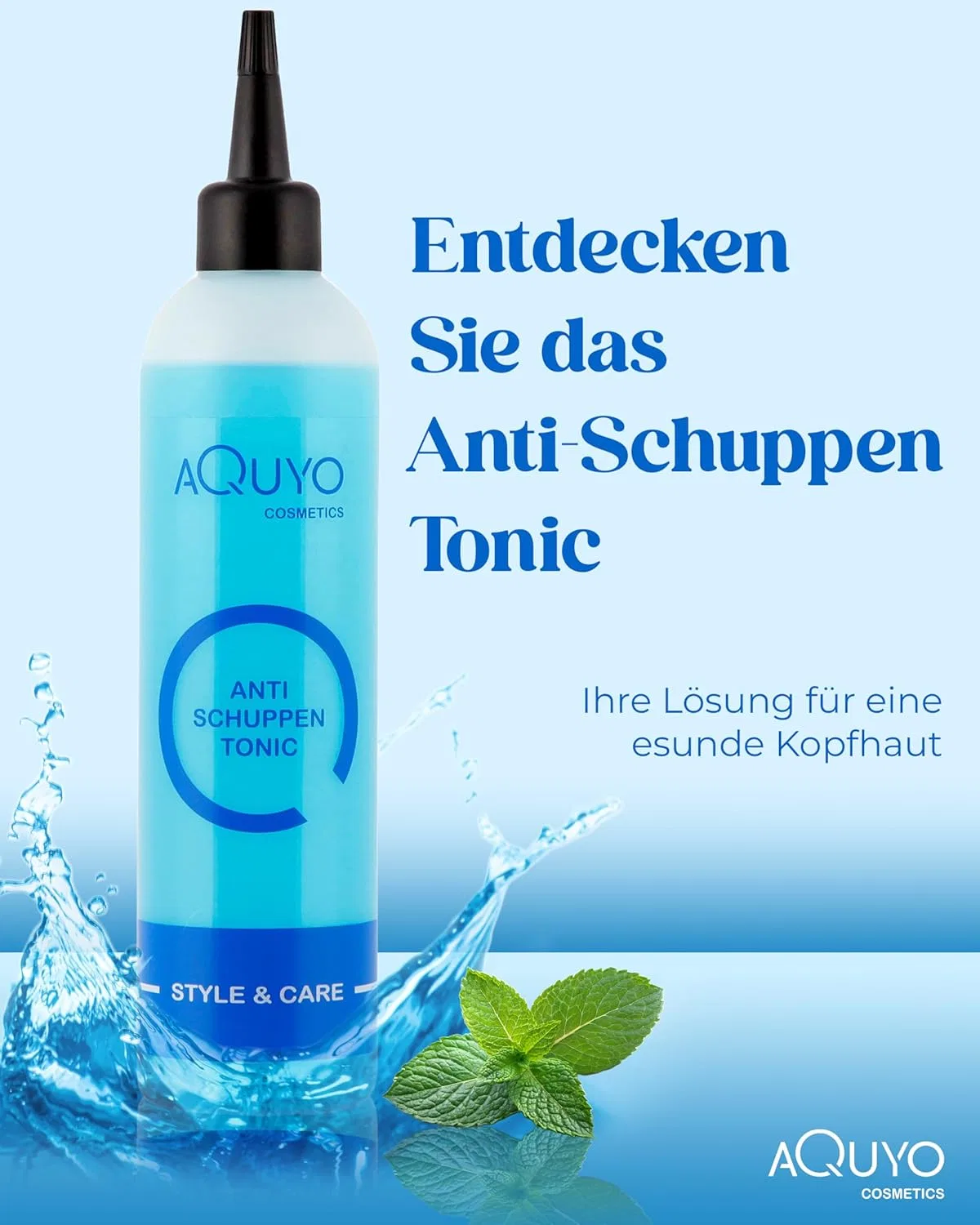 Тоник против перхоти для кожи головы 200 мл, набор из 3 шт. Aquyo Cosmetics — фото 2