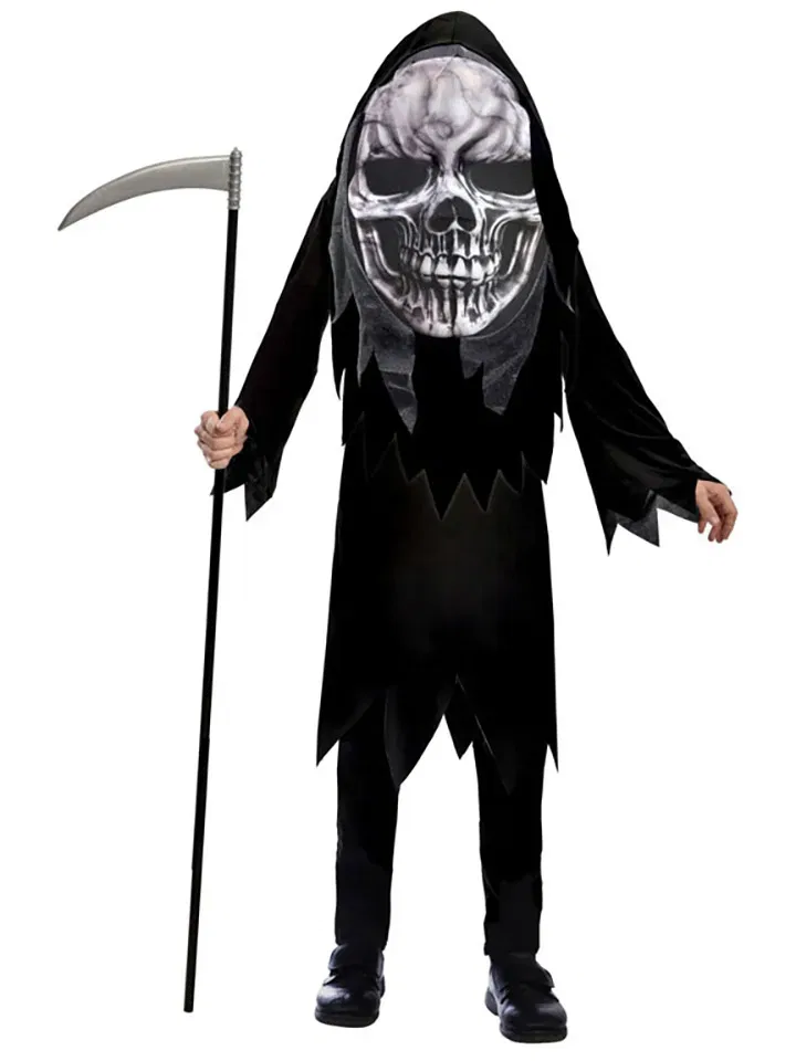 Костюм Grim Reaper, Amscan, черный/серый
