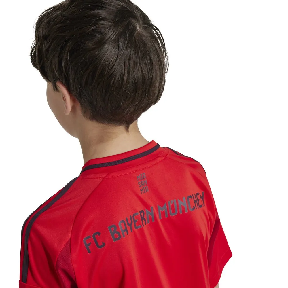 Футболка с коротким рукавом adidas FC Bayern Munich 24/25 home junior, красный — фото 4