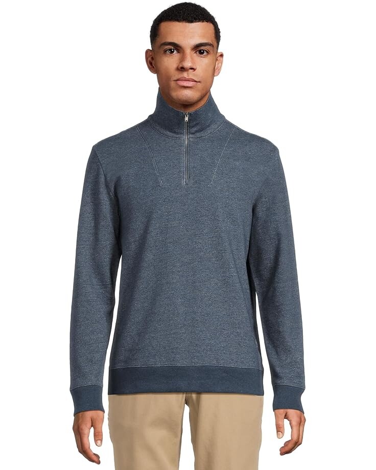 

Пуловер Vince Mock Neck Quarter Zip, цвет Heather Sapphire