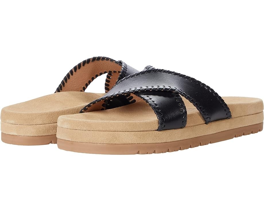 

Сандалии Jack Rogers Lexi Crisscross Sandal, цвет Black/Black Croc