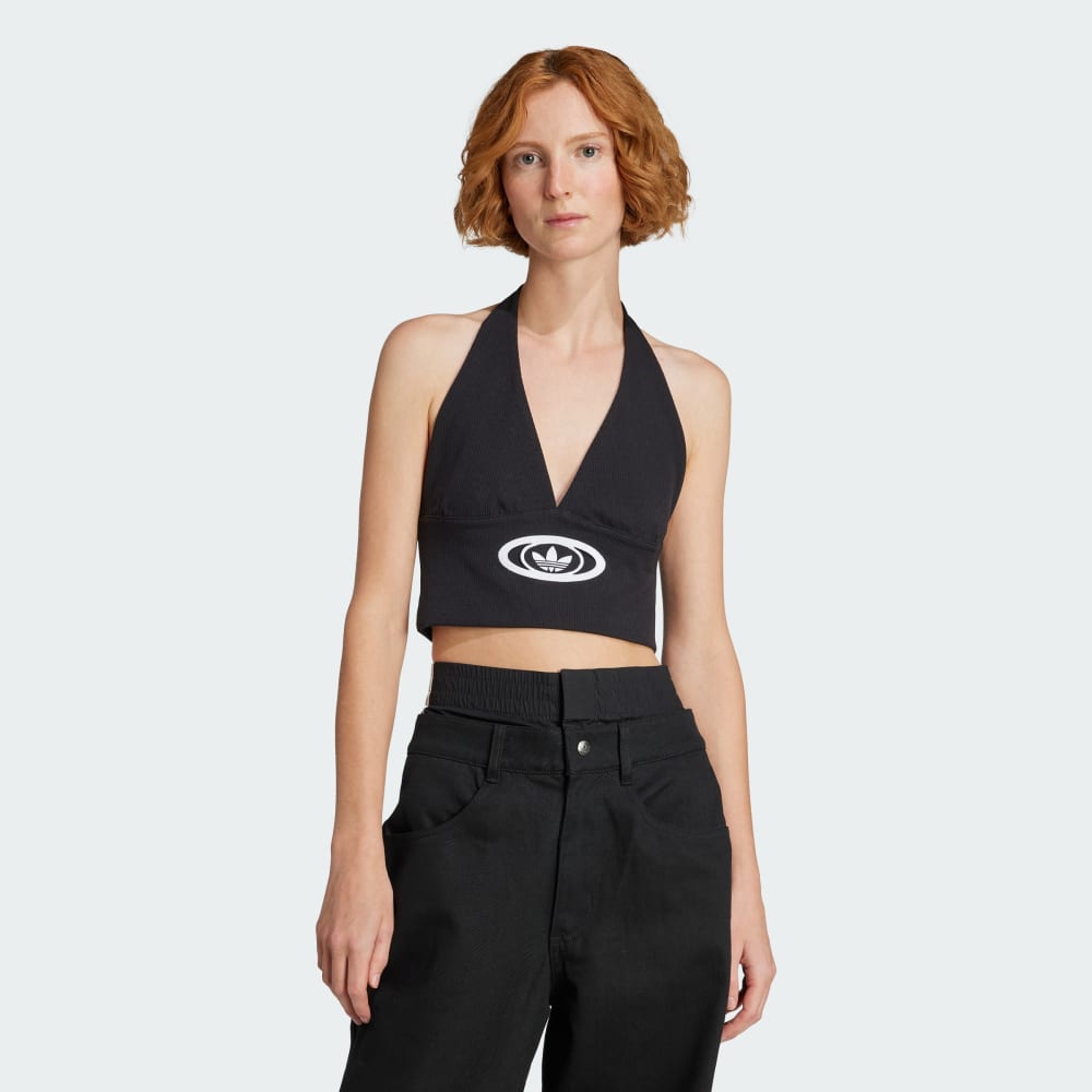 

Топ Adidas Originals Campus 2000 V Top, черный