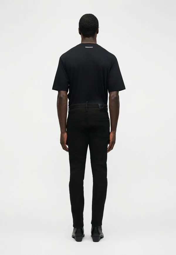Узкие джинсы "тедди" Dsquared2, Black — фото 4