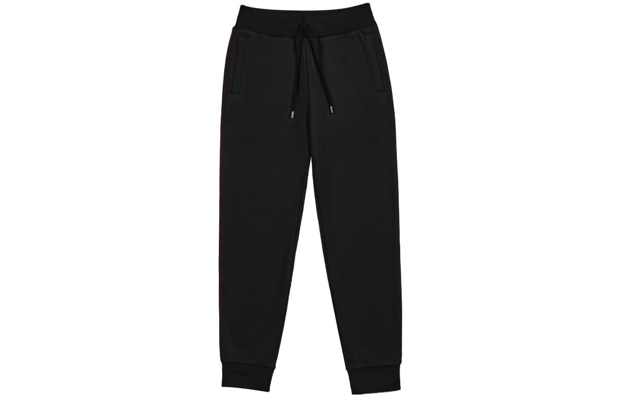 

Свободные вязаные спортивные штаны мужские черные BALLY