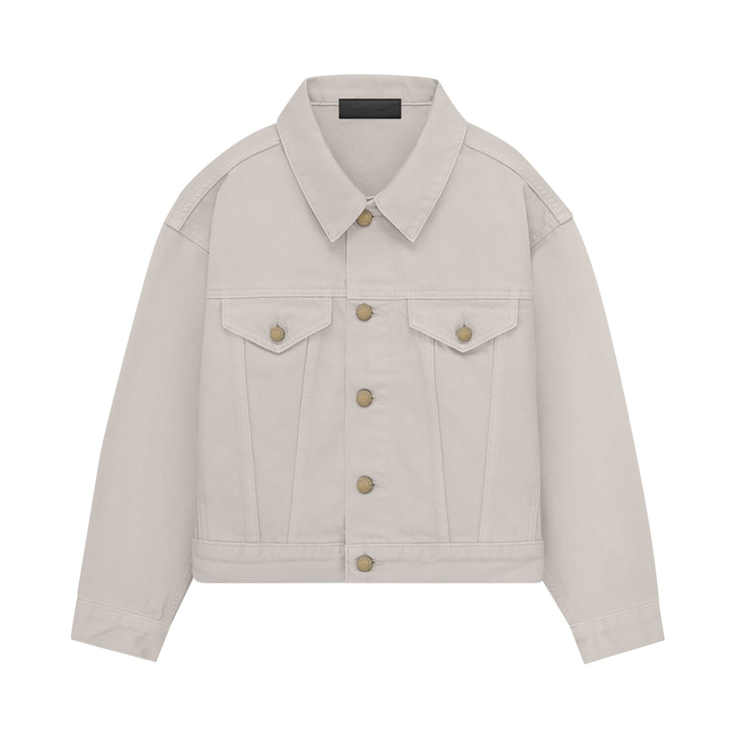 

Детская джинсовая куртка Fear of God Essentials Silver Cloud
