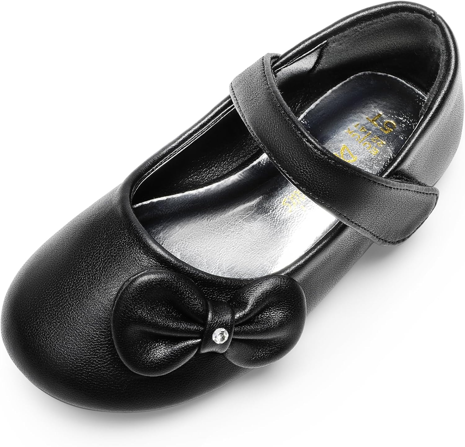 

Туфли для маленьких девочек DREAM PAIRS, модель Mary Jane, балетки с бантиком для школьной формы, черный