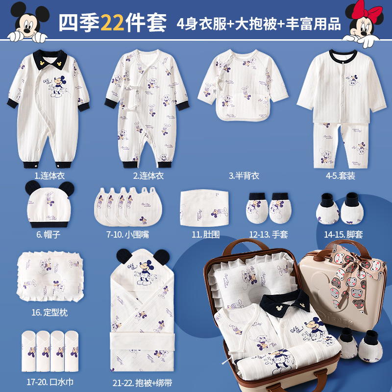 Детские подарочные коробки для малышей Disney, [Password Suitcase]1 8-Piece Set All-Season — фото 4