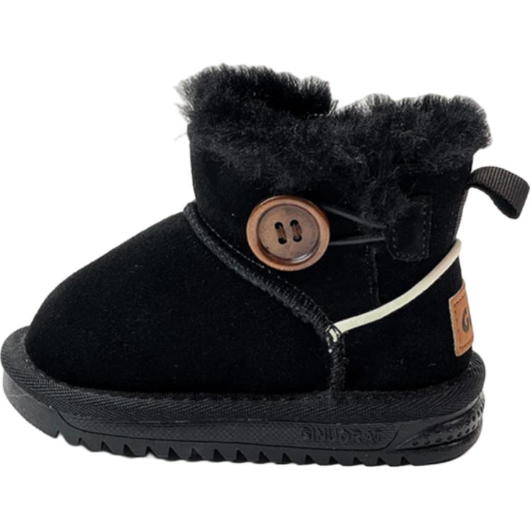 

Детские зимние ботинки для дошкольников QINUOSHU, черный