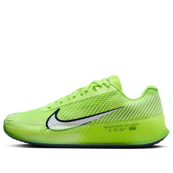 

Кроссовки court air zoom vapor 11 hc Nike, зеленый