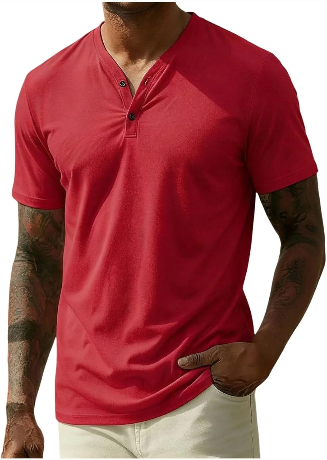 

Хлопковая льняная рубашка-поло для мужчин: повседневная футболка с коротким рукавом