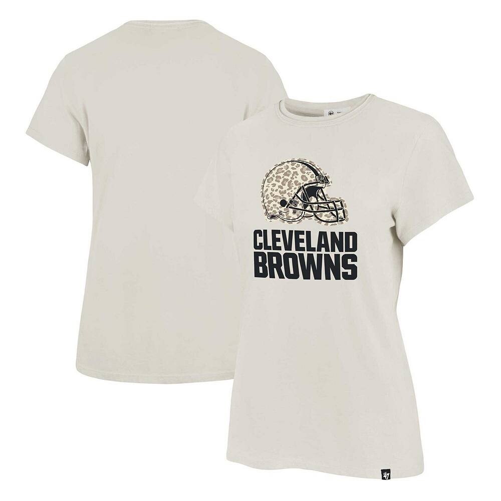 

Женская кремовая футболка '47 Cleveland Browns Panthera Frankie, цвет Brn Beige