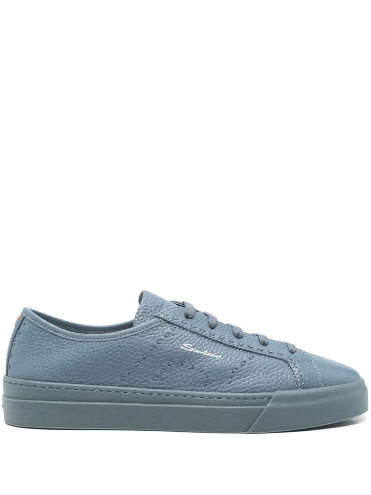 

Кроссовки Santoni из кожи, синий