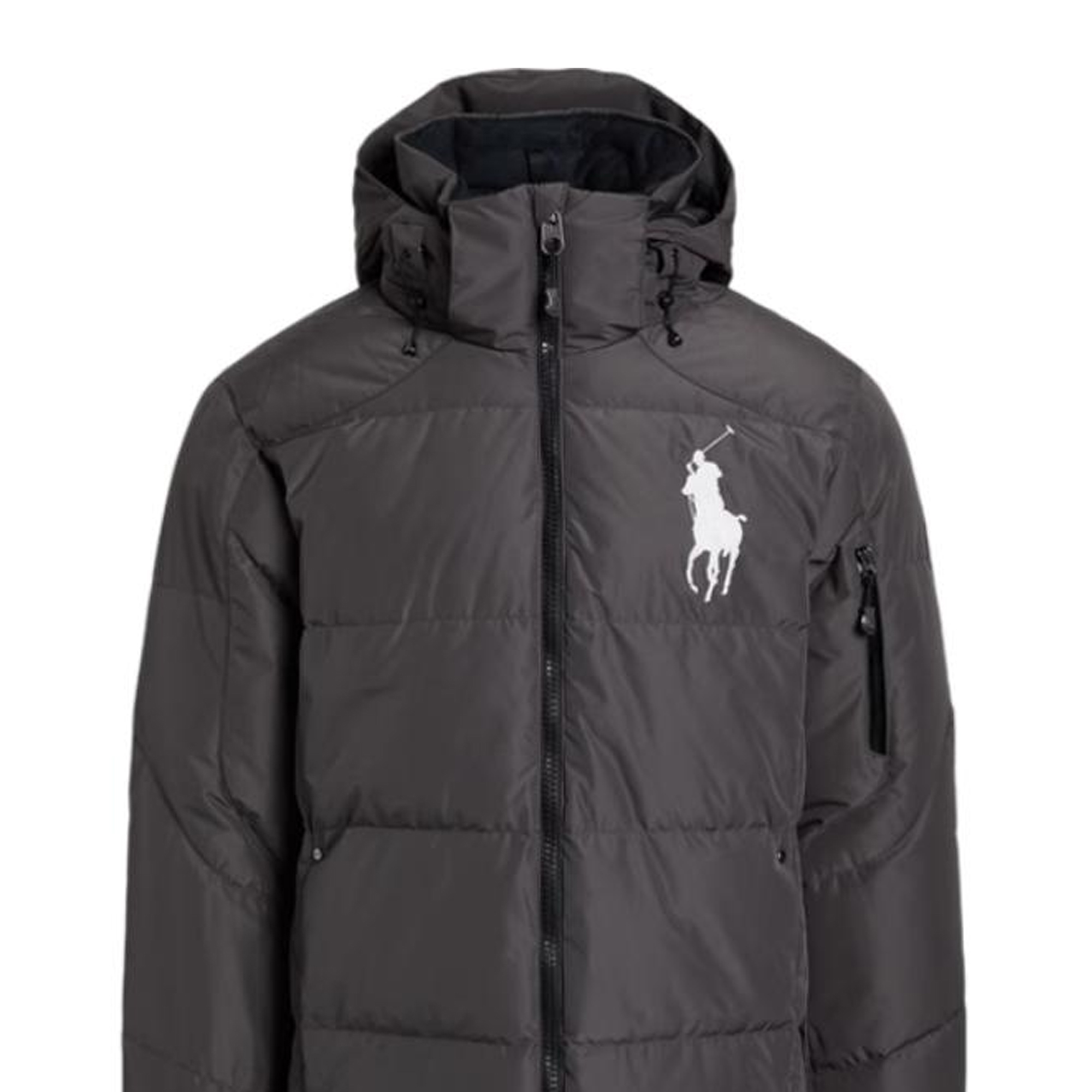 Polo Ralph Lauren Винтажная серая пуховая куртка, Vintage Gray — фото 4