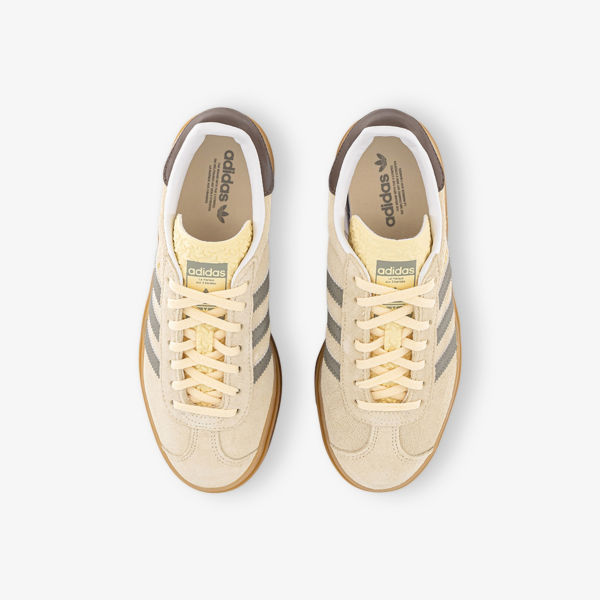 Кроссовки Adidas Gazelle Bold Suede, серебряный — фото 2