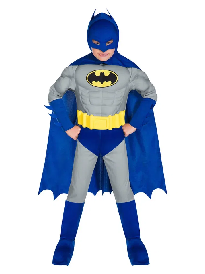 Костюм Batman Muscle, Amscan, серо-голубой