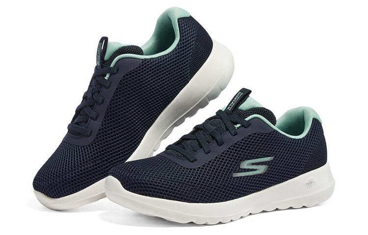 GO WALK Series Slip-on Shoes Women's Low-top Navy Skechers — фото 2