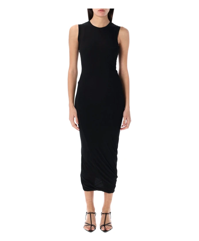 

Мини-Платье без рукавов Jil Sander, черный