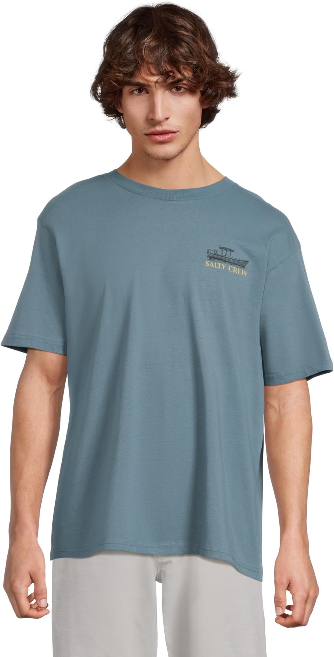 

Мужская классическая футболка Panga с коротким рукавом Salty Crew, Slate