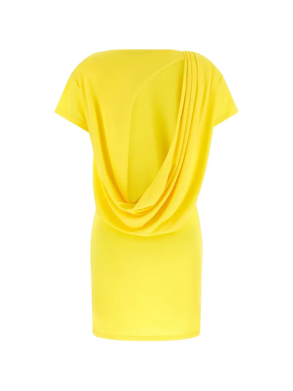 Мини-платье Mistral с драпировкой на спине JACQUEMUS, желтый — фото 2