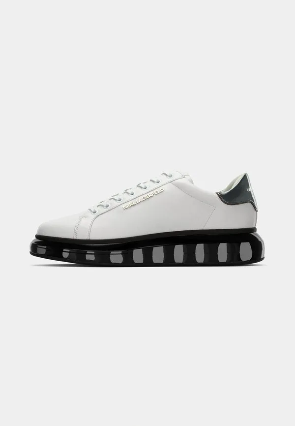 Кроссовки kapri с мягкой подкладкой и шнуровкой Karl Lagerfeld, White/Black — фото 2