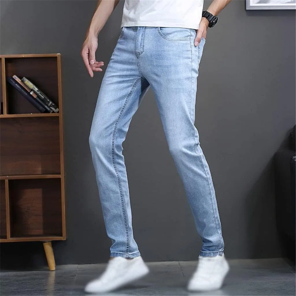 Джинсы Regular Fit, Голубой — фото 4