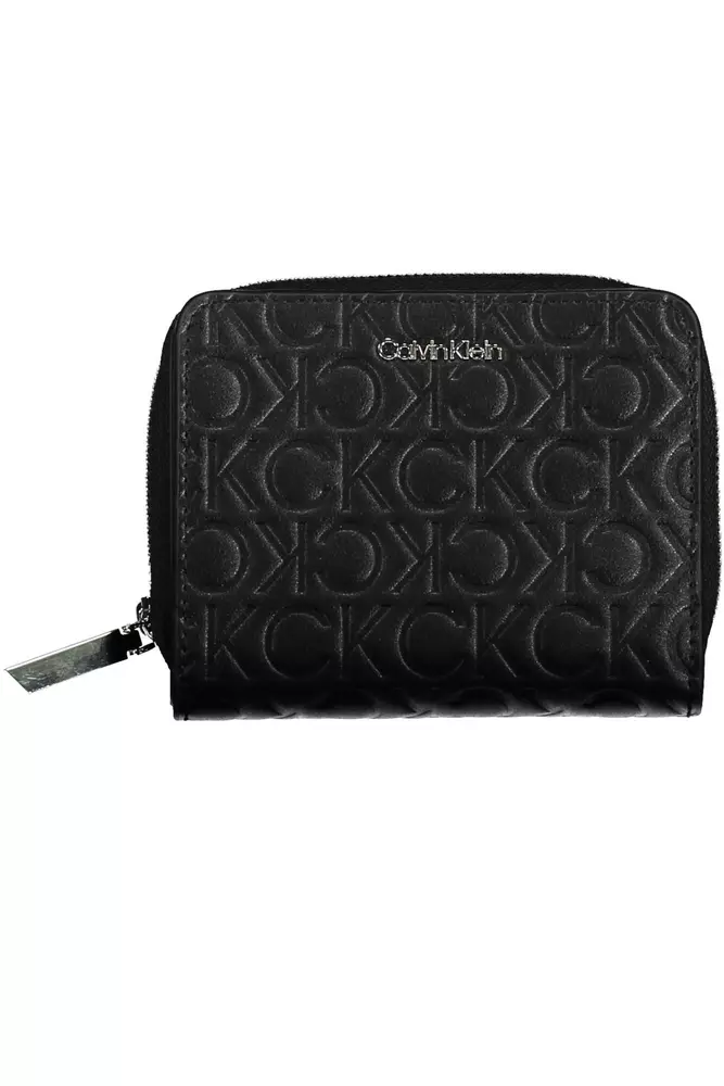 

Черный женский кошелек из полиэстера Calvin Klein