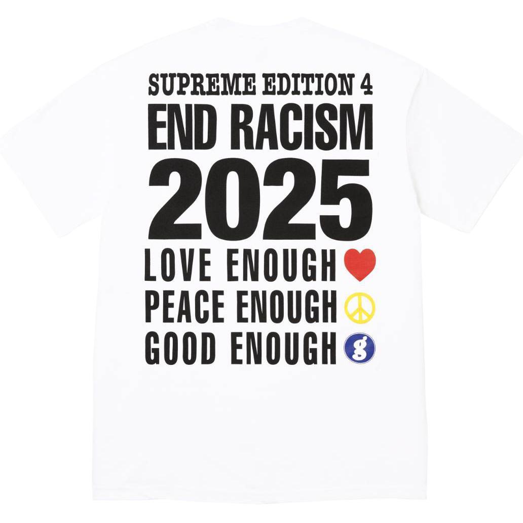 

Футболка Goodenough End Racism Supreme, белый
