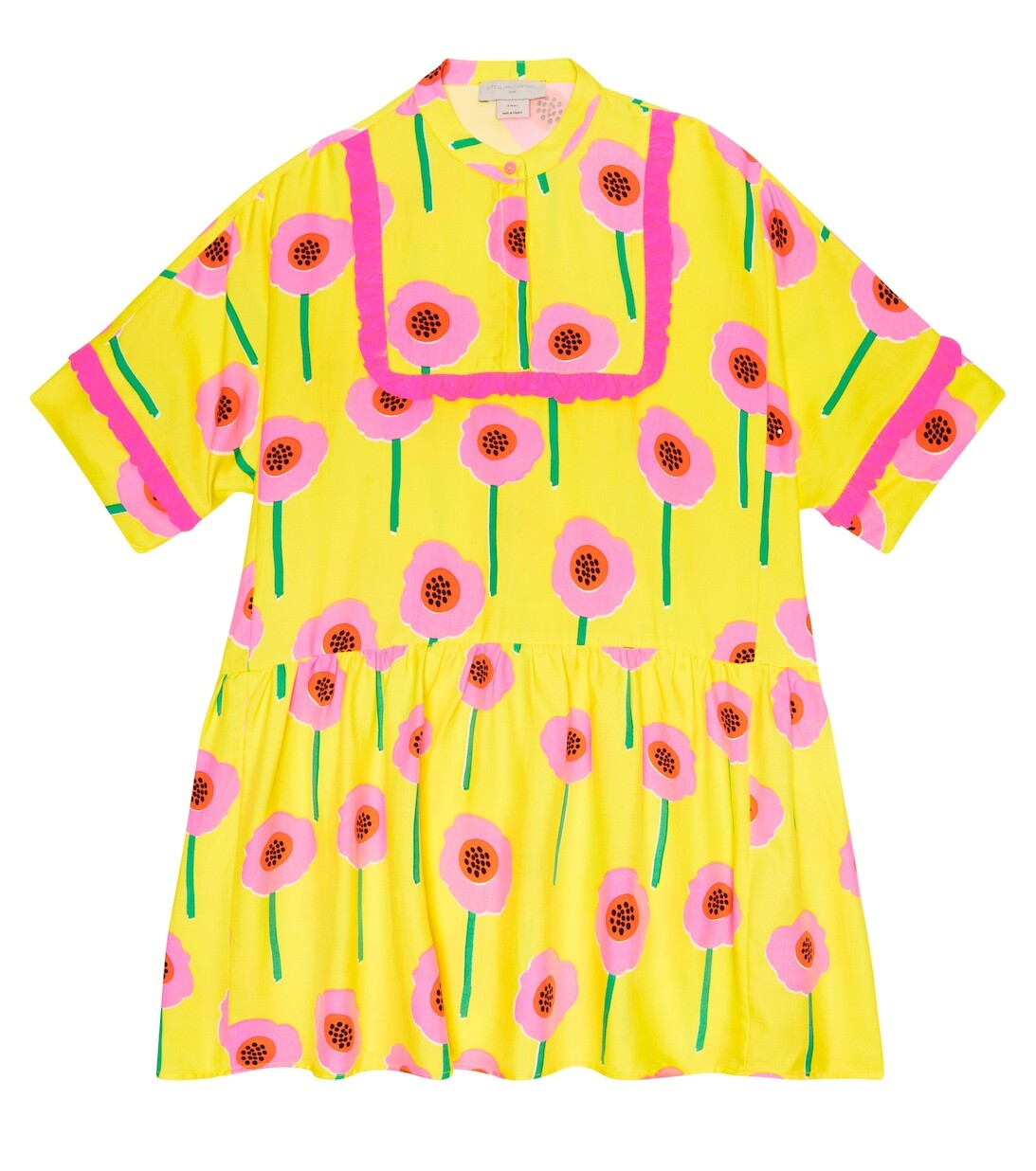 

Платье с цветочным принтом Stella McCartney Kids, разноцветный