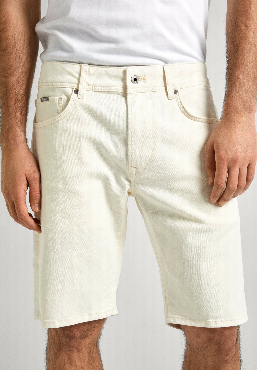 

Джинсовые шорты Pepe Jeans, бежевый