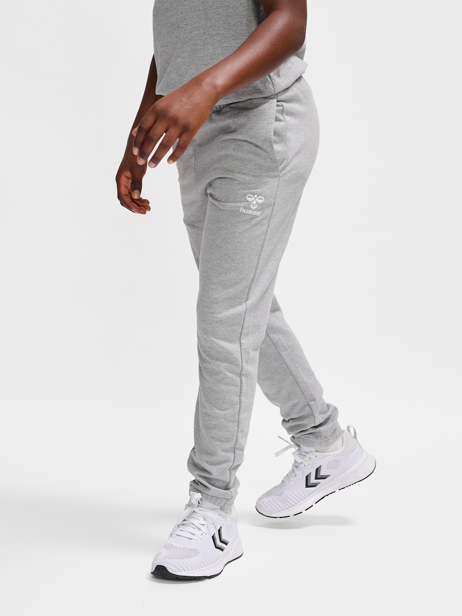 Зауженные спортивные брюки Hummel Go 2.0, серый — фото 4