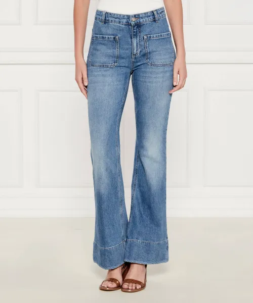 

Джинсы B-образного кроя Flare fit Marella Sport, синий