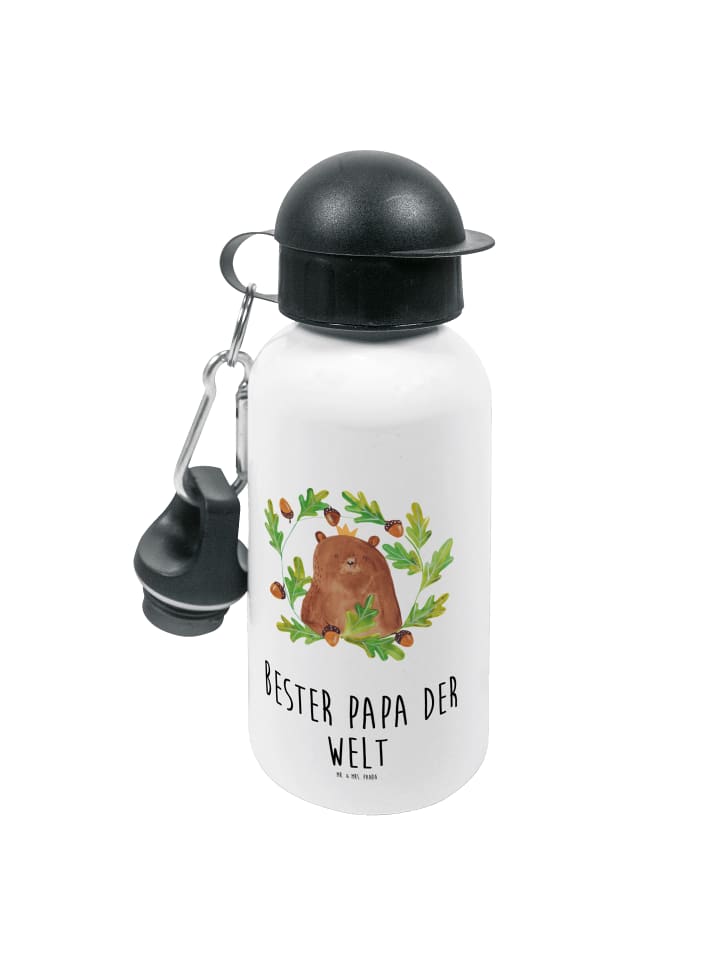 

Mr. & Mrs. Panda Бутылка для напитков Bear King с надписью белого цвета