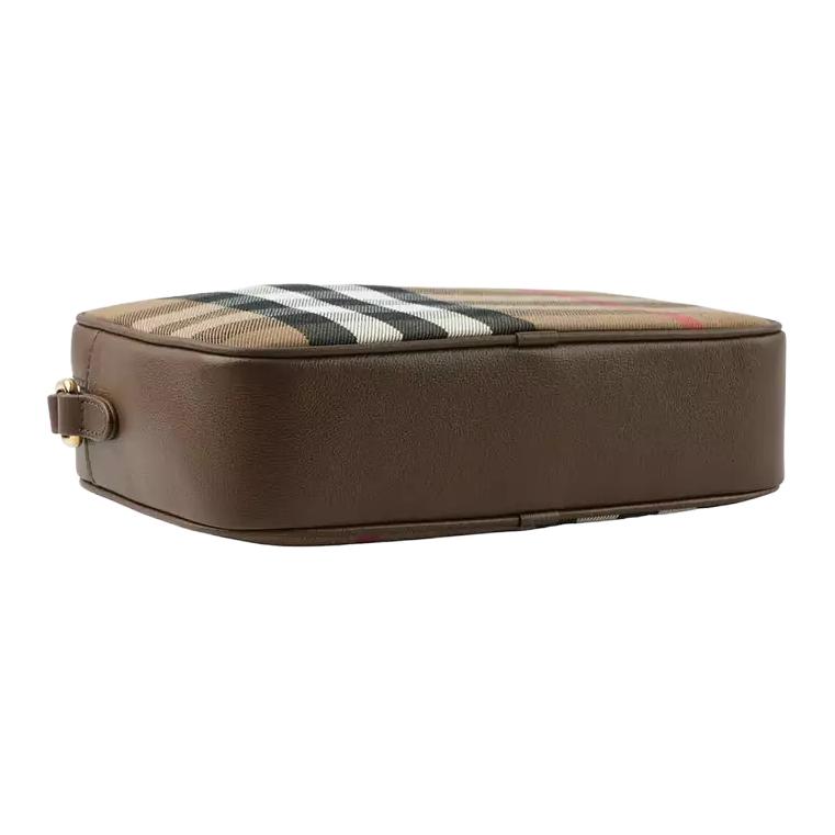 Женская сумка кроссбоди Burberry из ткани и кожи — фото 3