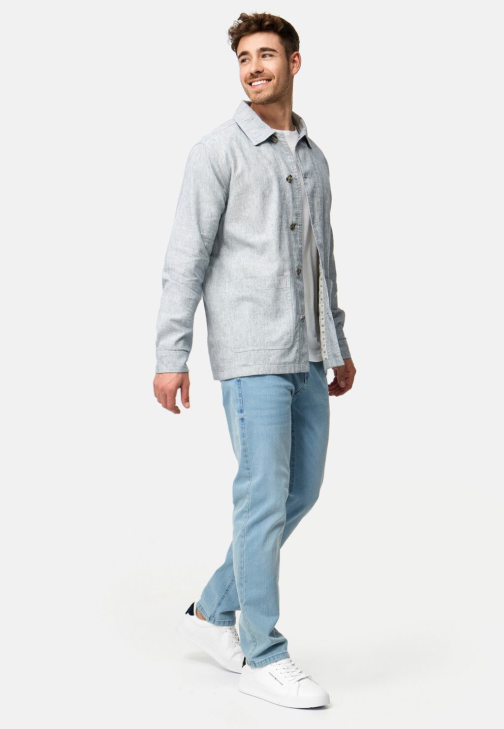 

Летняя куртка INElton INDICODE JEANS, темно-синий