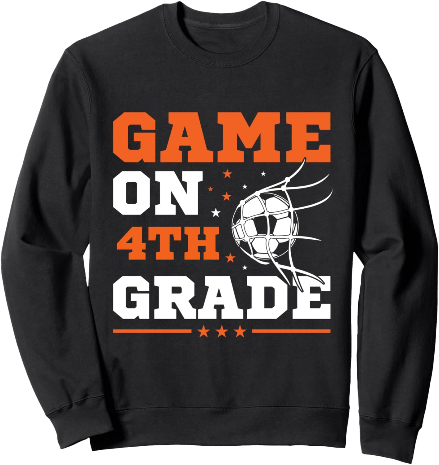 

Футбольный матч, 4 класс, новый семестр, милый, спорт, мальчик, толстовка Game On Fourth Grade Soccer Back To School, черный