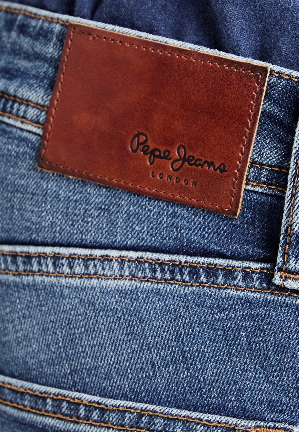 

Джинсы зауженного кроя STANLEY Pepe Jeans, темно-синий деним