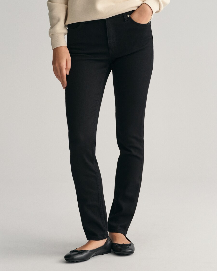 

Джинсы GANT Slim fit Jeans, черный