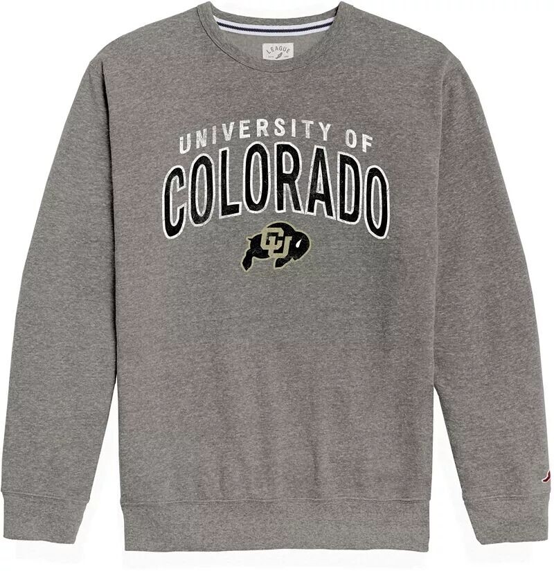 

Мужской черный пуловер с круглым вырезом League-Legacy Colorado Buffaloes Heritage