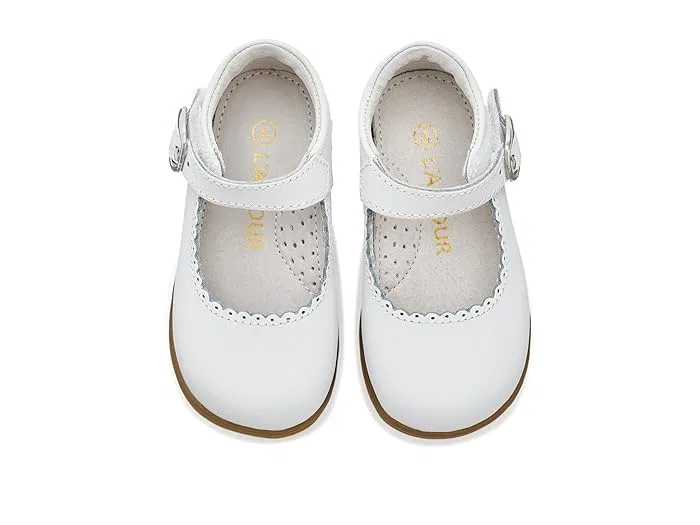 Туфли с оборками Chloe L'Amour Shoes Kids, Neutral White — фото 3