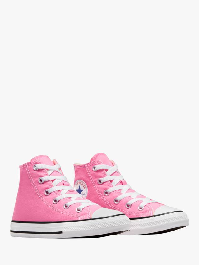 Детские кроссовки Chuck Taylor All Star Lace Up Hi-Top Converse, Pink — фото 3