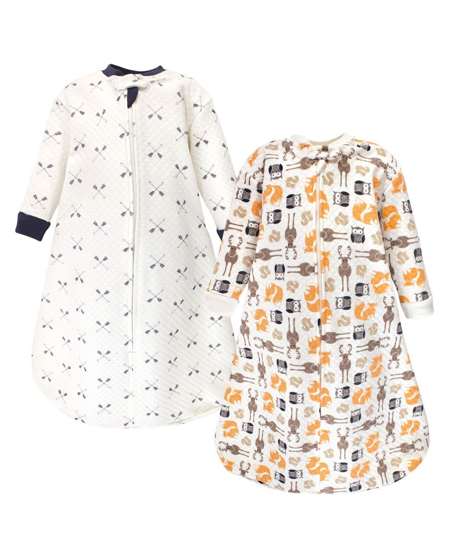 

Высококачественная стеганая футболка с длинными рукавами для комфортного сна и ношения Hudson Baby, Beige