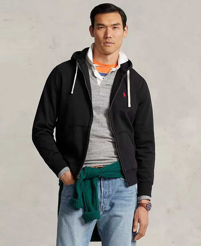 

Мужская толстовка с капюшоном Signature Fleece Polo Ralph Lauren, черный