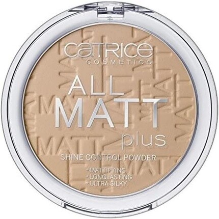 

Пудра All Matt Plus Shine Control Warm Beige 030, Catrice