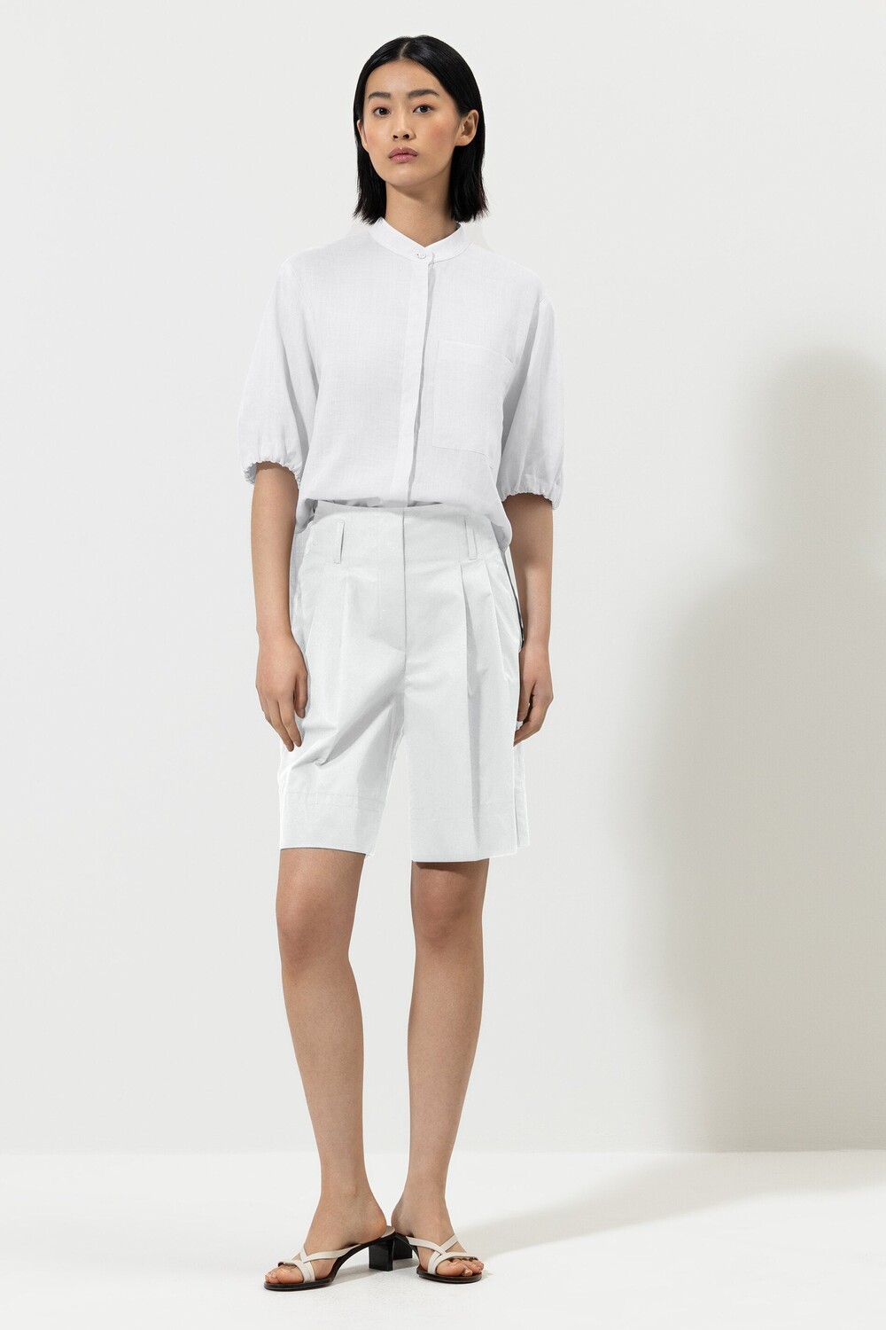 

Шорты из бумажного пакета LUISA CERANO, цвет bleached white