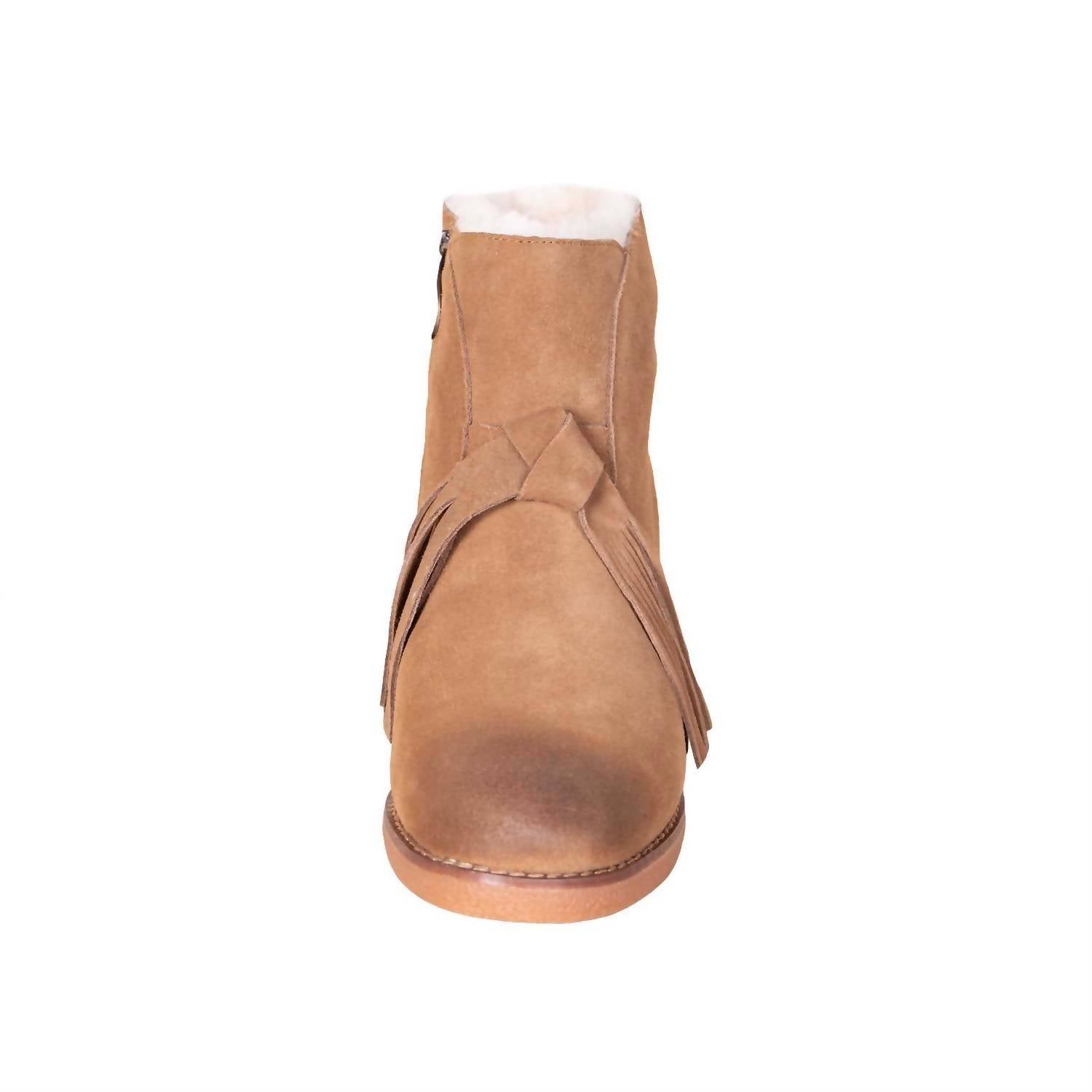 Женские сапоги Madison из овчины каштанового цвета CLOUD NINE, цвет chestnut — фото 3