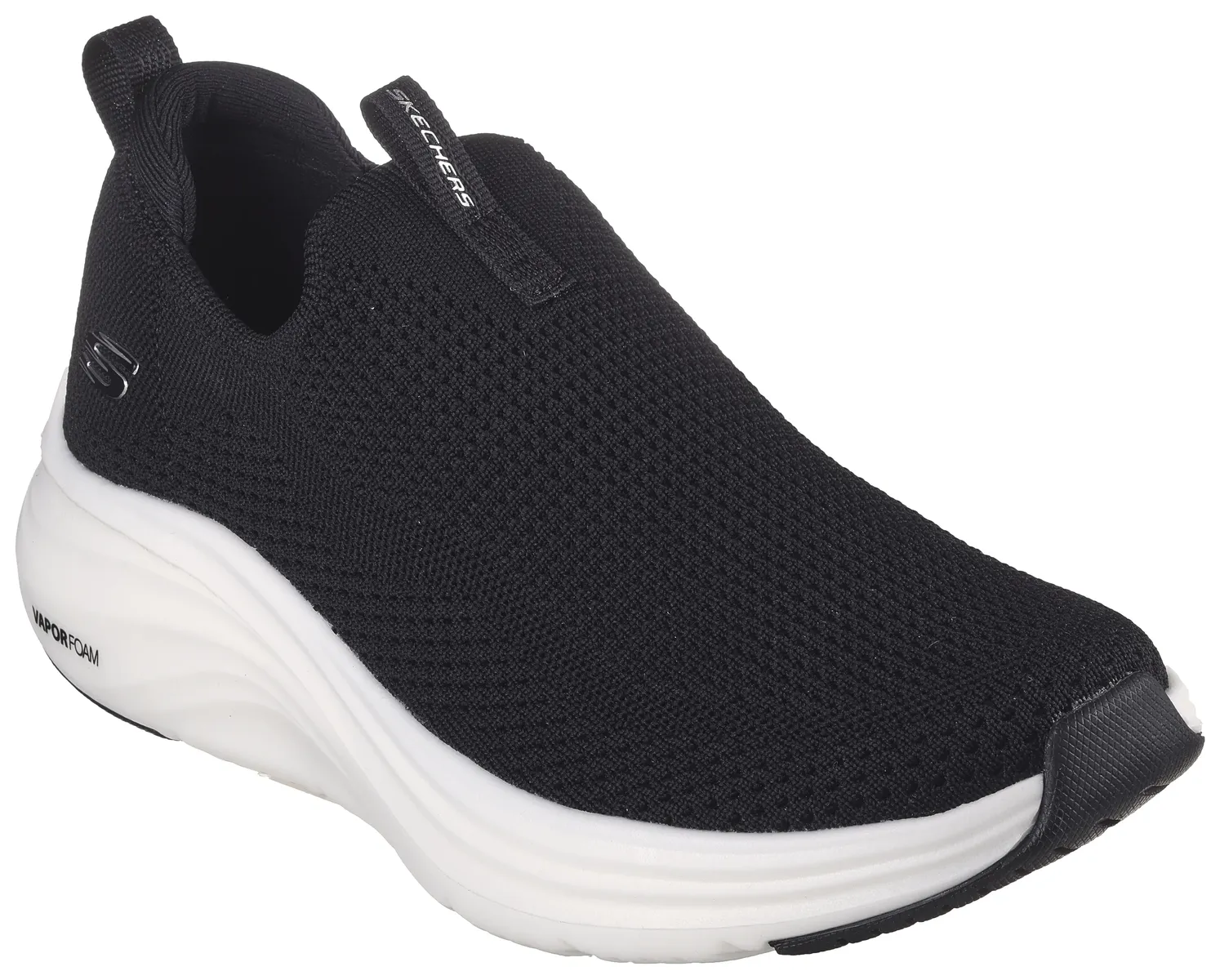 

Кроссовки без шнуровки Skechers "VAPOR FOAM-TRUE CLASSIC", босоножки, повседневная обувь, удобная обувь с мягким краем голенища, черный