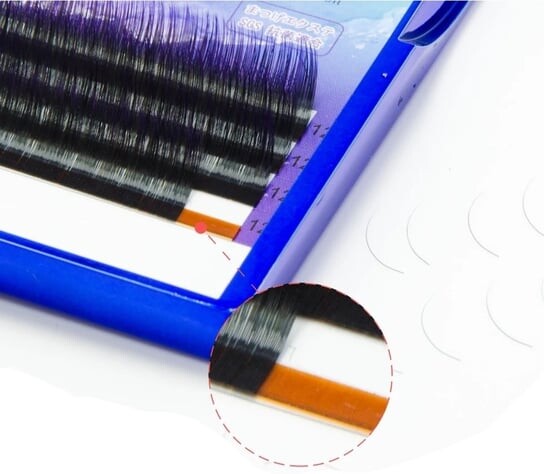 Цветные кончики ресниц Nagaraku Ombre D 0,07 10 мм Project Lashes — фото 3